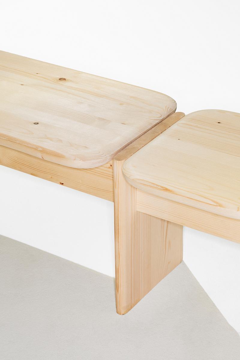 Archipelago Bench - An entrance bench that invites you to take a seat. By Laure Krayenbühl, a-project studio